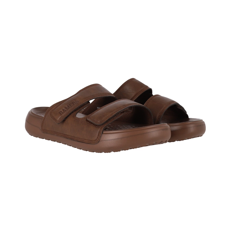 SANDALIAS HOMBRE CON VELCRO KEND BAMERS CAFE - 5