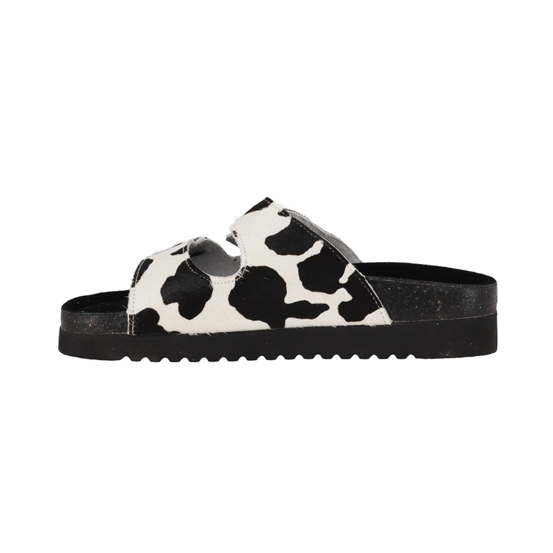 SANDALIAS MUJER KEND HIGH BAMERS PRINT BLANCO/NEGRO - 2