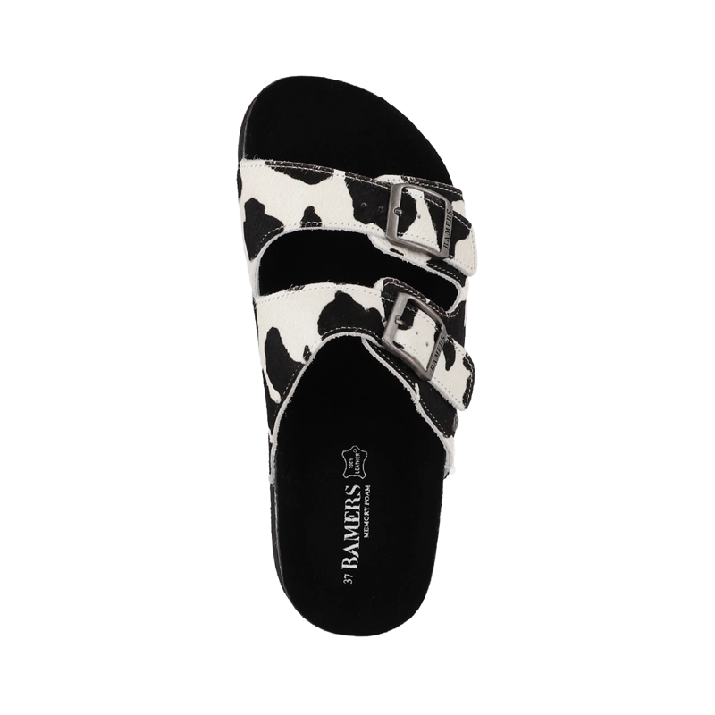 SANDALIAS MUJER KEND HIGH BAMERS PRINT BLANCO/NEGRO - 3
