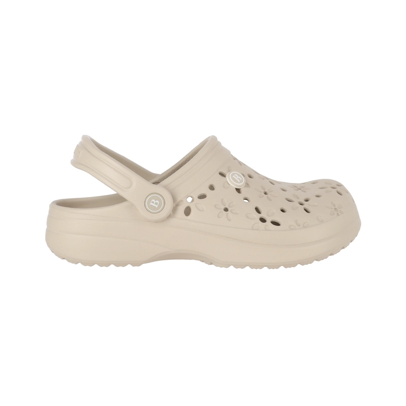 ZUECOS MUJER AIR BAMERS FLORALES NUDE - 1