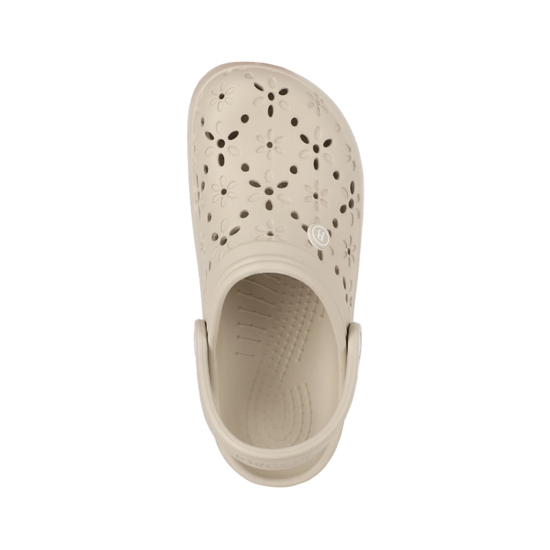 ZUECOS MUJER AIR BAMERS FLORALES NUDE - 3