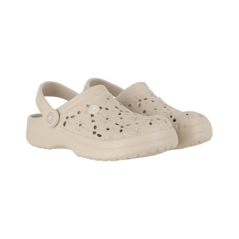 ZUECOS MUJER AIR BAMERS FLORALES NUDE - 5