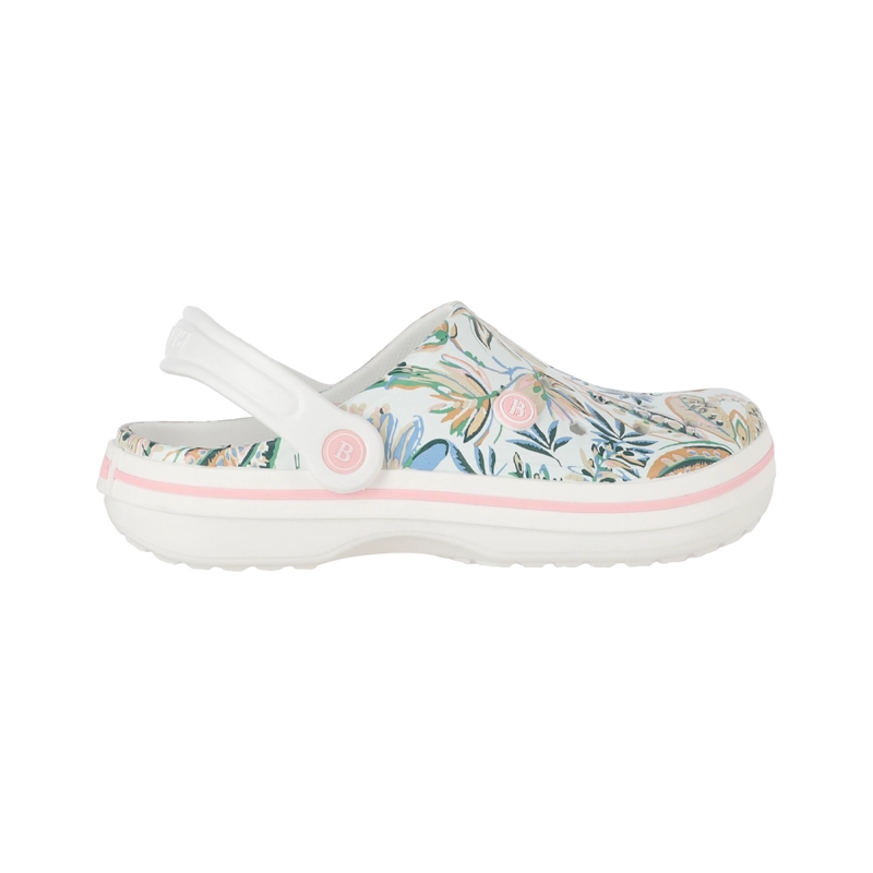 ZUECOS MUJER AIRLINE BAMERS ESTAMPADO BLANCO - 1