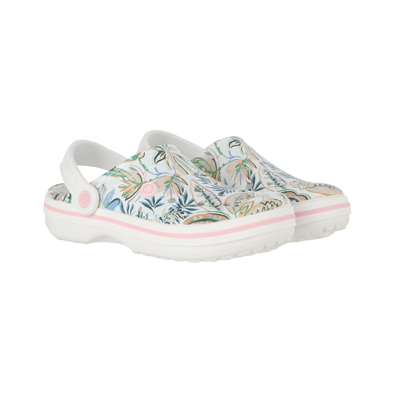 ZUECOS MUJER AIRLINE BAMERS ESTAMPADO BLANCO - 5