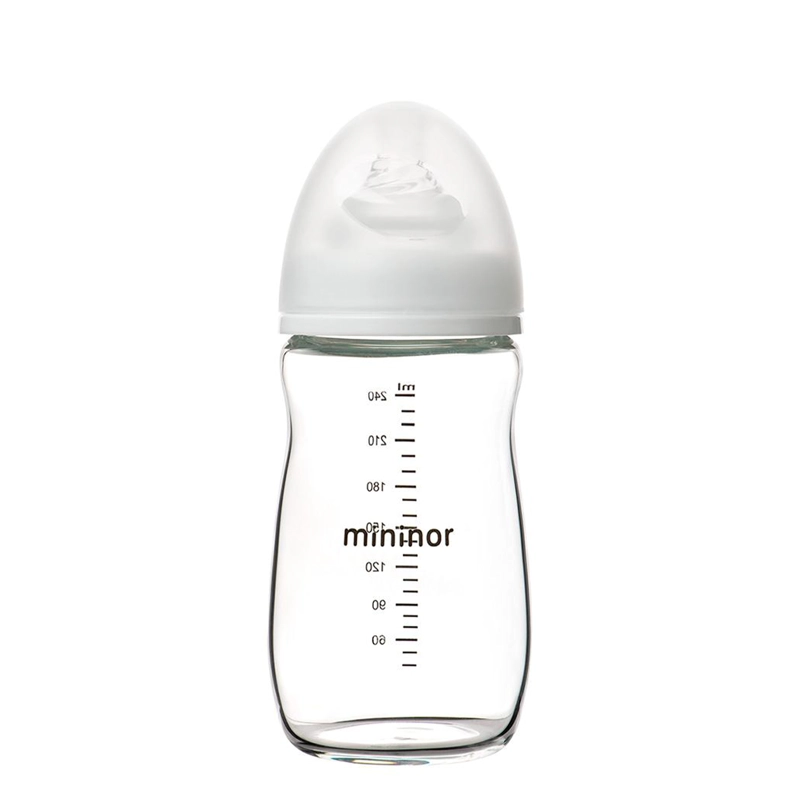 MAMADERA MININOR VIDRIO 240ML - 1