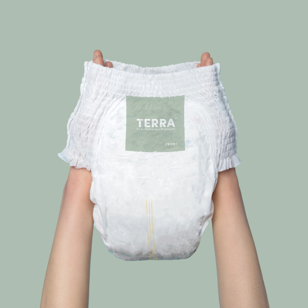 PAÑALES TERRA BIODEGRADABLES 22 UND TALLA P - 4