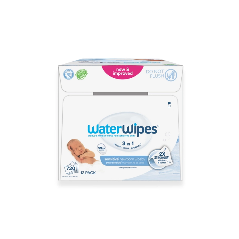TOALLITAS HÚMEDAS BIODEGRADABLES WATERWIPES 720 UND - 1