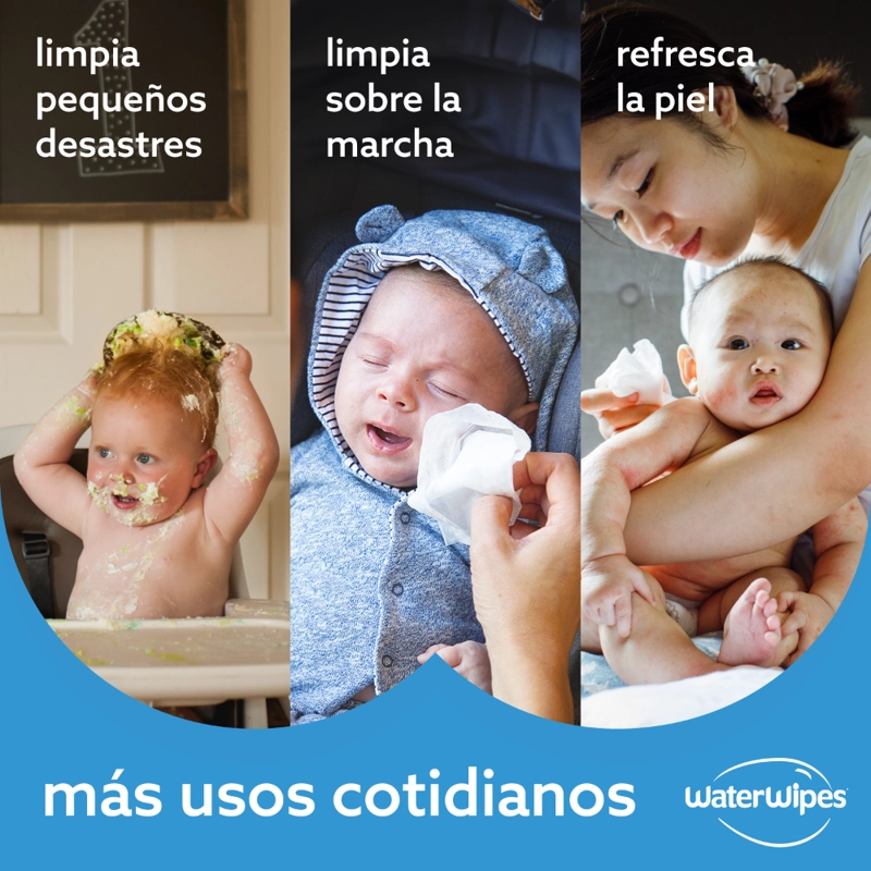 TOALLITAS HÚMEDAS BIODEGRADABLES WATERWIPES 720 UND - 8