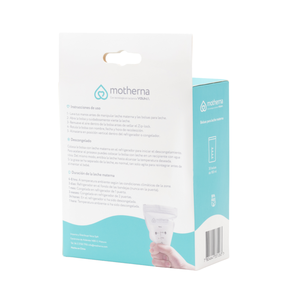 BOLSAS PARA LECHE MATERNA MOTHERNA 30 UNS - 5