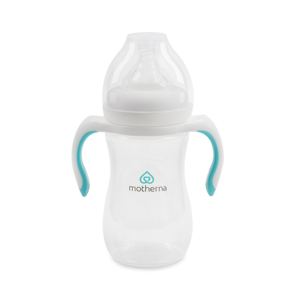 MAMADERA BOCA ANCHA CON ASAS MOTHERNA 240 ML - 7