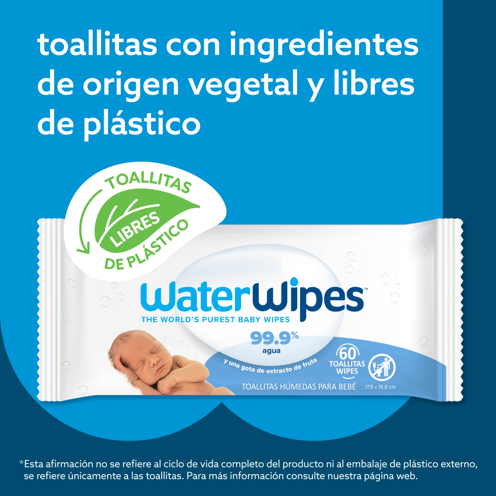 TOALLITAS HÚMEDAS BIO WATERWIPES 1440UND - 6