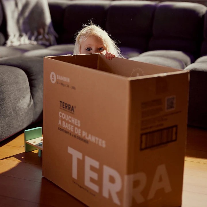PAÑALES TERRA M BIODEGRADABLES – CAJA 8 PAQUETES X 20UN | ECOLOGICOS, SUAVES Y HIPOALERGE NICOS - 5