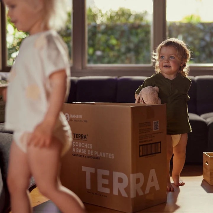 PAÑALES TERRA XXG BIODEGRADABLES – CAJA 8 PAQ. X 16, 112UNS.| ECOLOGICOS, SUAVES Y HIPOALERGE NICOS - 4