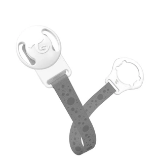 CLIP TWISTSHAKE CHUPETES PASTEL GRIS - 1