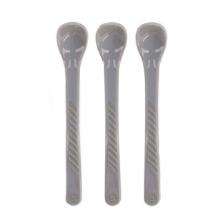 CUCHARA TWISTSHAKE ALIMENTACIÓN 4+M 3 UNS PASTEL GRIS - 1