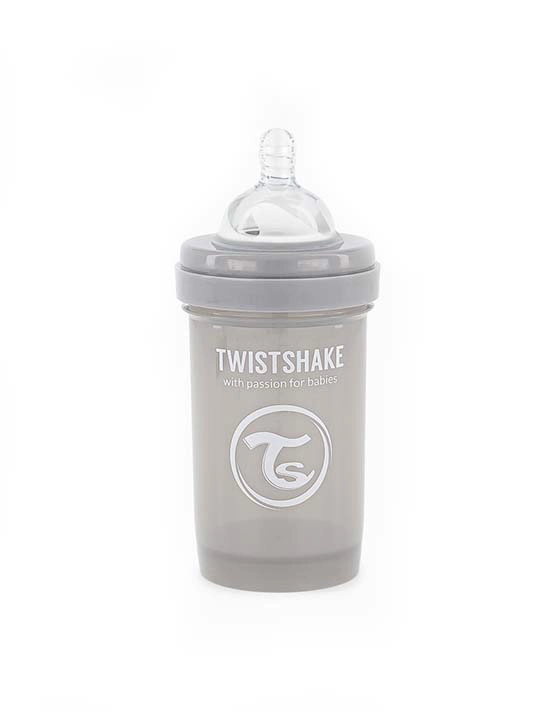 MAMADERA TWISTSHAKE ANTI-CÓLICO 180ML PASTEL GRIS - 2