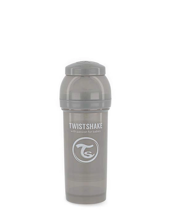 MAMADERA TWISTSHAKE ANTI-CÓLICO 260ML PASTEL GRIS - 3