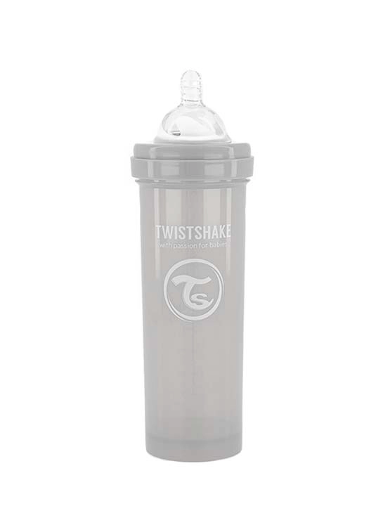 MAMADERA TWISTSHAKE ANTI-CÓLICO 330ML PASTEL GRIS - 2