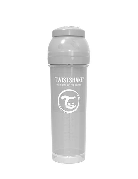 MAMADERA TWISTSHAKE ANTI-CÓLICO 330ML PASTEL GRIS - 3