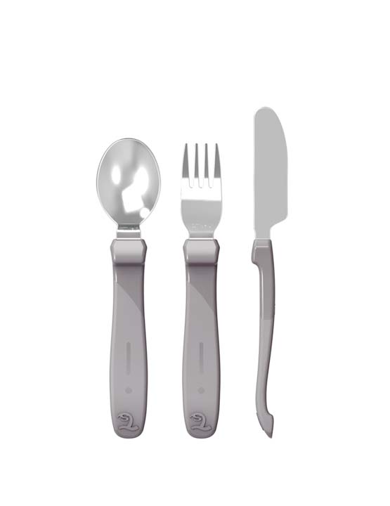 SERVICIO DE ACERO INOX TWISTSHAKE GRIS 12+M PASTEL - 1