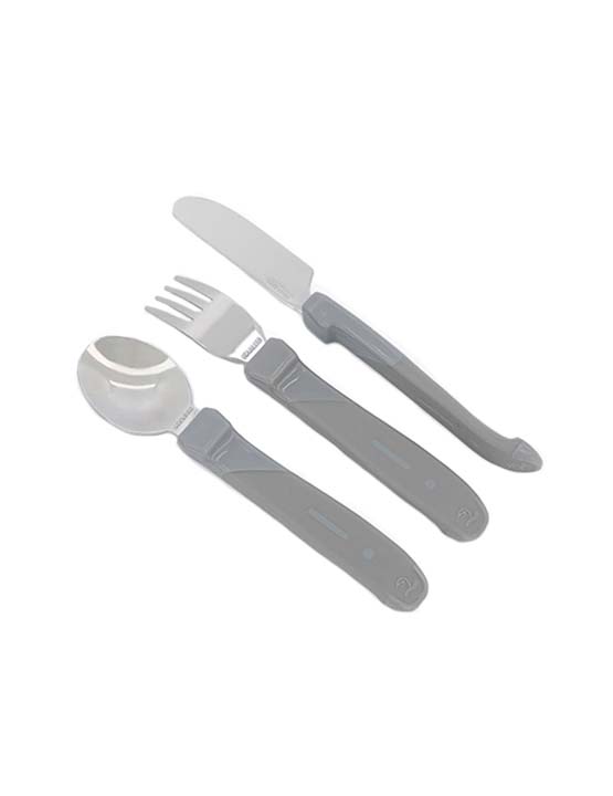 SERVICIO DE ACERO INOX TWISTSHAKE GRIS 12+M PASTEL - 2