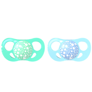 CHUPETES TWISTSHAKE 0-6M 2 UNS VERDE PASTEL AZUL - 1