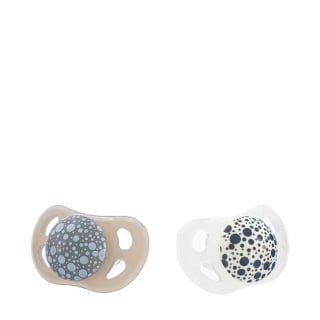 CHUPETES TWISTSHAKE 6+M 2 UNS GRIS GRIS BLANCO - 1