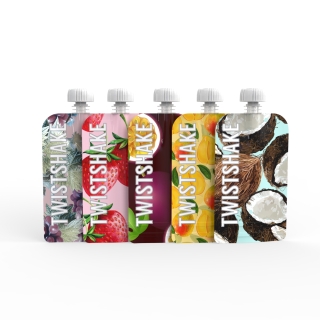 BOLSAS TWISTSHAKE MULTICOLOR SQUEEZE BAGS 220ML 5 UNS - 1