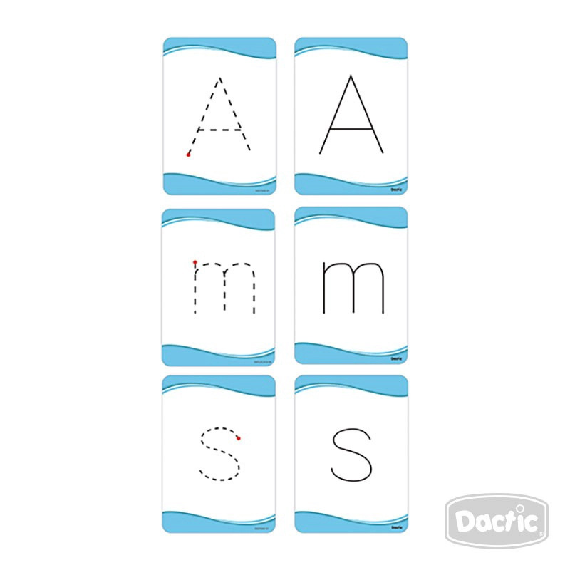LÁMINA DACTIC ESCRITURA ABC IMPRENTA 4/5A MULTICOLOR - 4