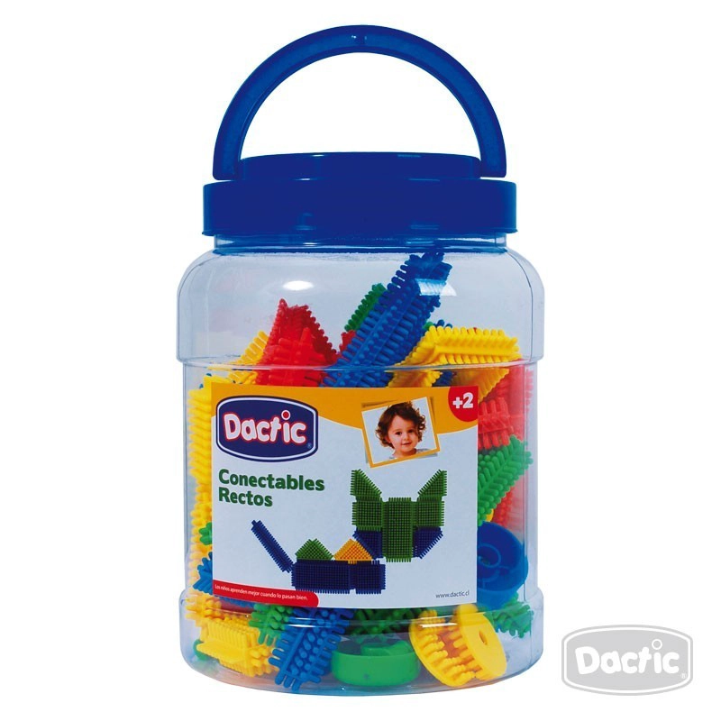 CONECTABLE RECTO PLÁSTICO 48U (037) DACTIC MULTICOLOR - 1