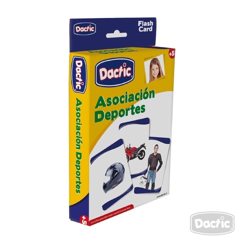 LÁMINA DACTIC ASOCIACIÓN DEPORTE 17X12 CM (052) - 1