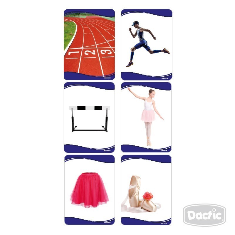 LÁMINA DACTIC ASOCIACIÓN DEPORTE 17X12 CM (052) - 3