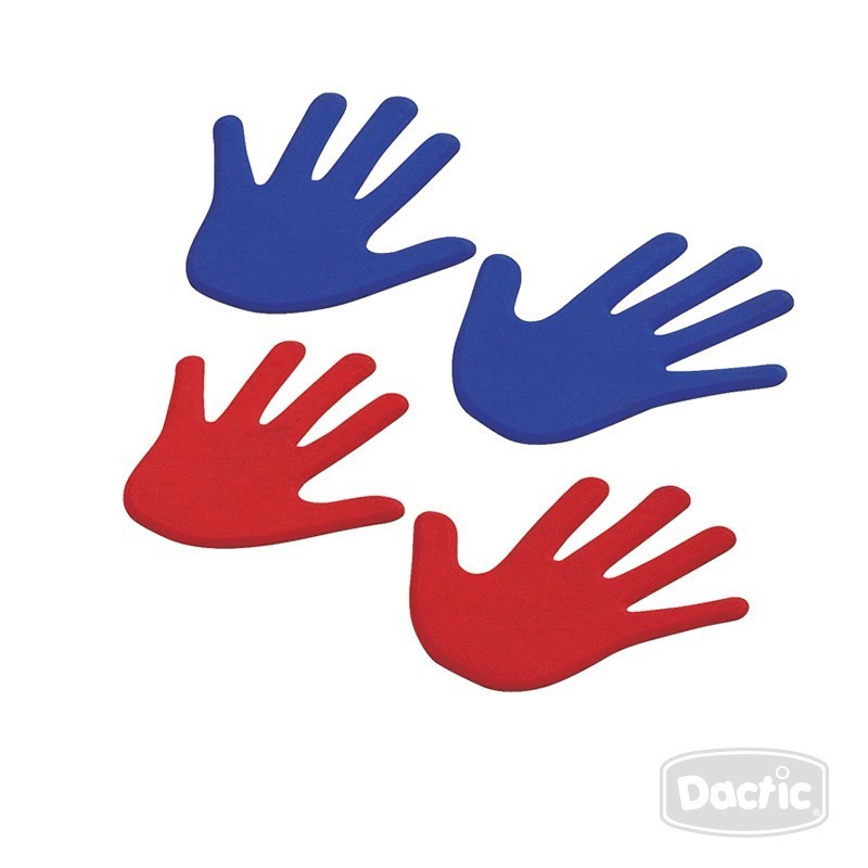 HUELLAS DE MANO DACTIC MULTICOLOR - 1