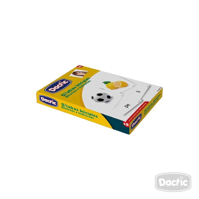 LÁMINAS DACTIC SÍLABAS INICIALES 5 AÑOS MULTICOLOR - 1