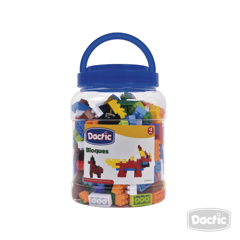 BLOQUES DACTIC CONECTABLES PEQUEÑOS 5 AÑOS MULTICOLOR - 1