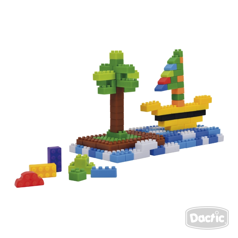 BLOQUES DACTIC CONECTABLES PEQUEÑOS 5 AÑOS MULTICOLOR - 2