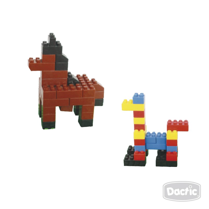 BLOQUES DACTIC CONECTABLES PEQUEÑOS 5 AÑOS MULTICOLOR - 3