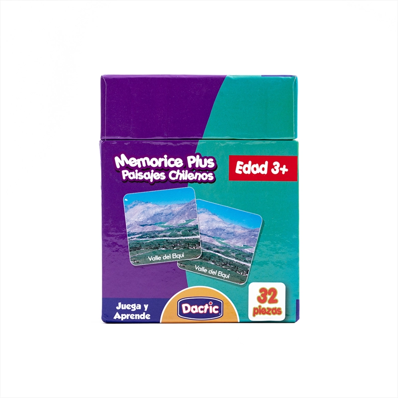 JUEGO DACTIC MEMORICE PLUS PAISAJE CHILE CARTÓN - 4