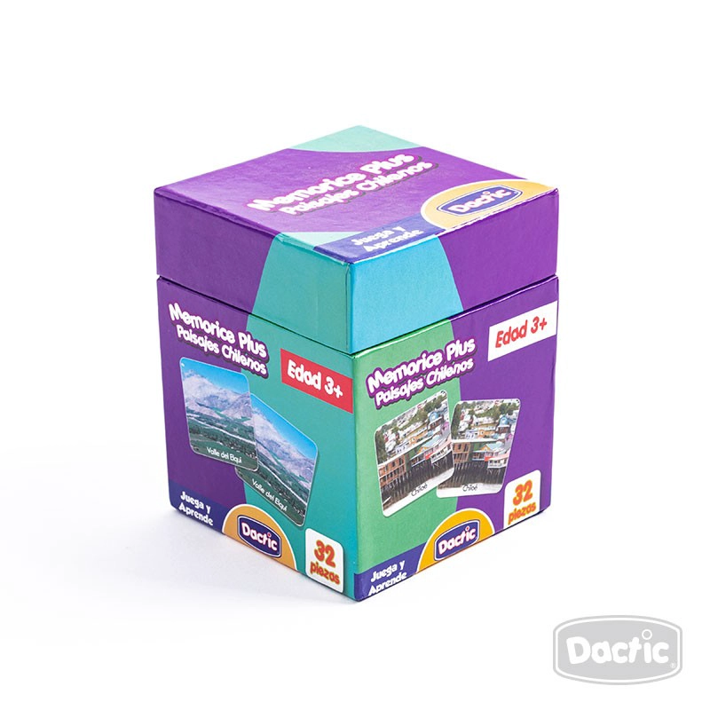 JUEGO DACTIC MEMORICE PLUS PAISAJE CHILE CARTÓN - 5