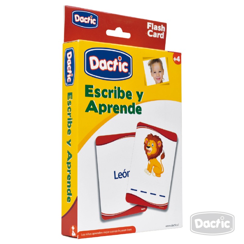 LÁMINA DACTIC ESCRIBE/APRENDE 17X12 CM - 5