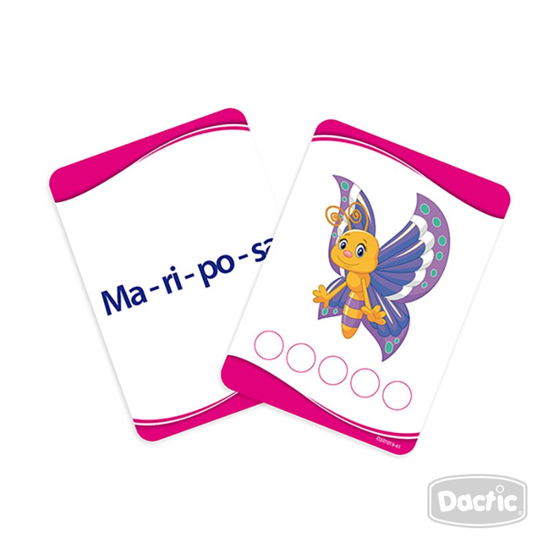 LÁMINA DACTIC CONTAR SÍLABA 17X12 CM (019) - 3
