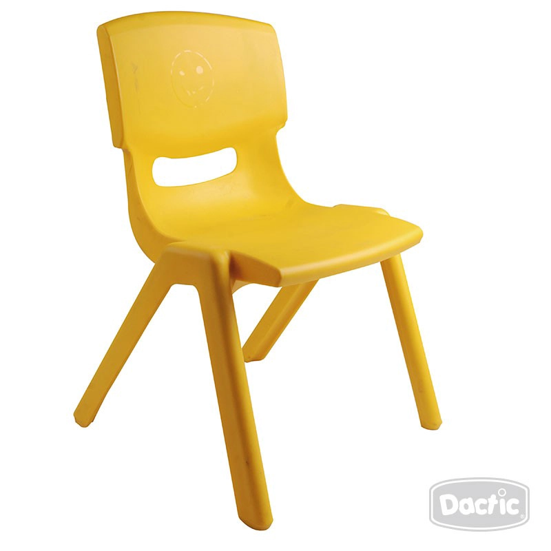 SILLA INFANTIL PLASTICA EN COLOR AMARILLO - 1