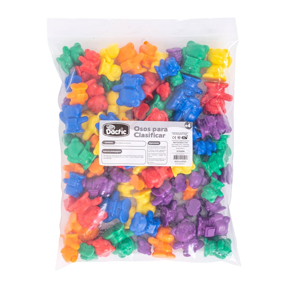OSOS DE CLASIFICACION DE PLASTICO DACTIC - 1