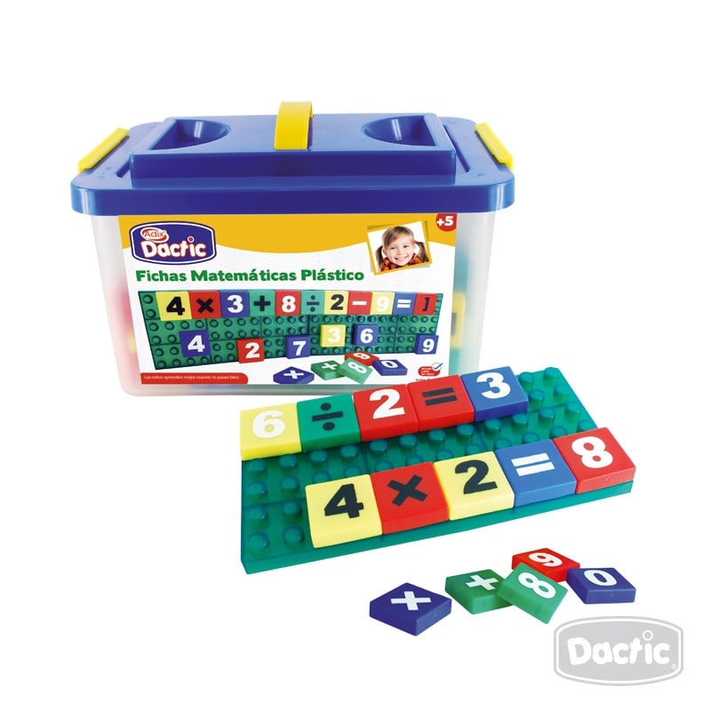 FICHAS MATEMATICAS DE PLASTICO - 1