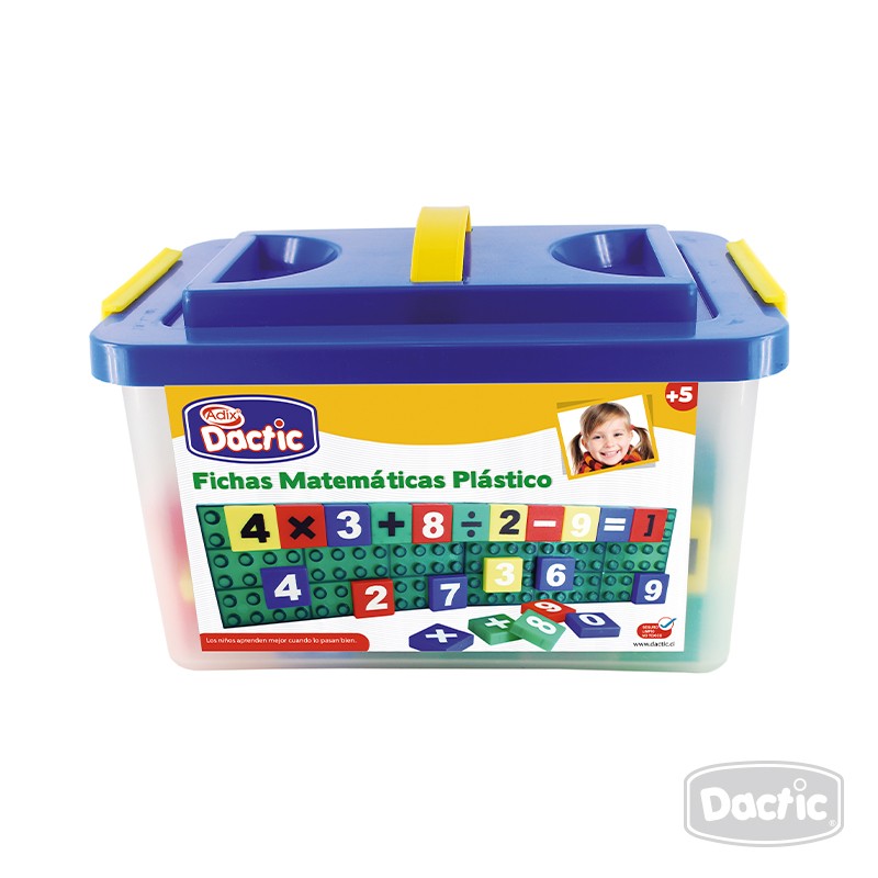 FICHAS MATEMATICAS DE PLASTICO - 2