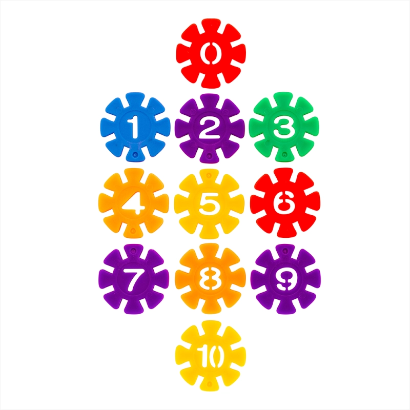 FLORES CONECTABLES CON NUMEROS - 4