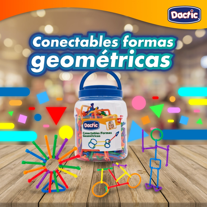 JUGUETE DACTIC FORMAS GEOMETRICAS CONECTABLES - 4