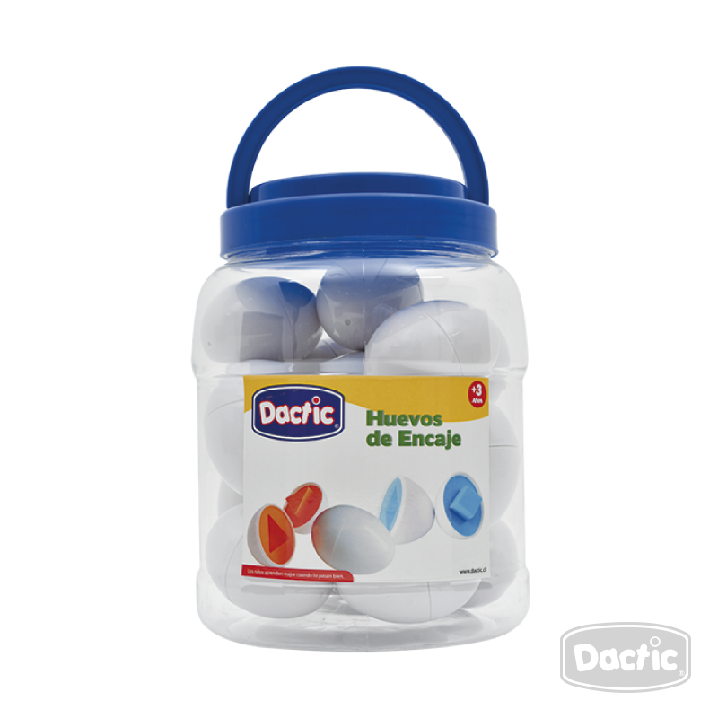 HUEVOS ENCAJE PLÁSTICO (026) DACTIC MULTICOLOR - 1