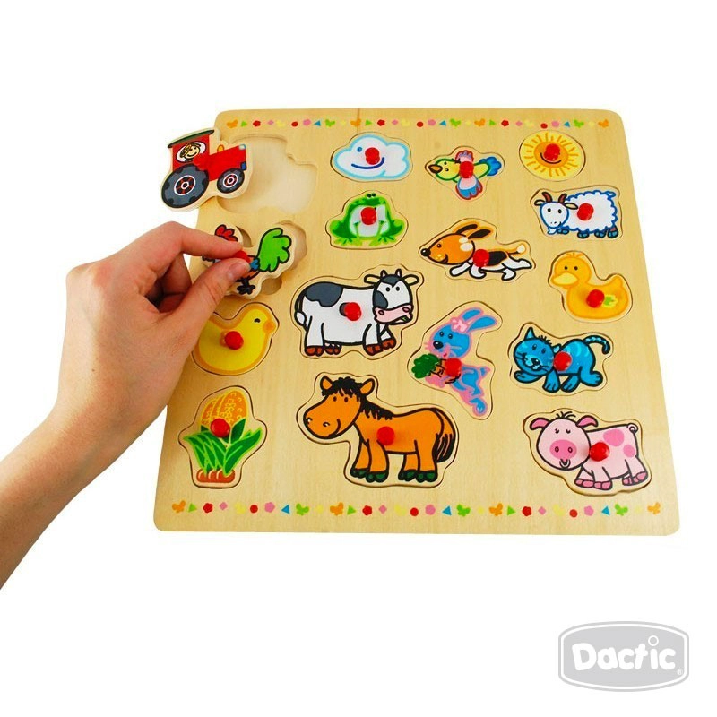 ENCAJE DACTIC MULTICOLOR CON MANGO GRANJA - 3