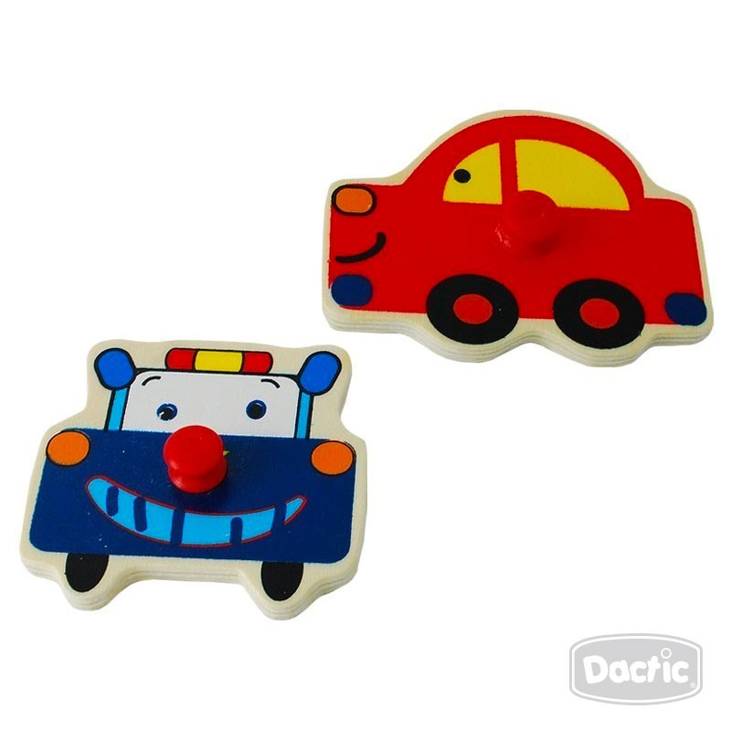 ENCAJE DACTIC MULTICOLOR CON MANGO MEDIOS DE TRANSPORTE - 2